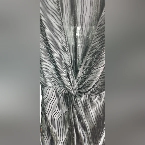 Black Texured Black Mini Dress - Picture 8 of 8